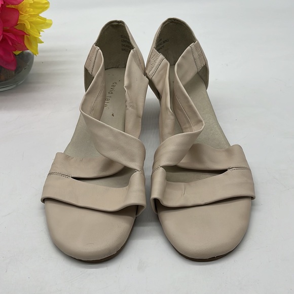 David Tate Off White Sandals Size 11 Wide Width. MCS2564G - Picture 2 of 9